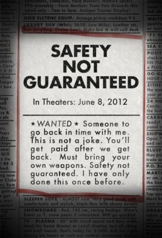 Safety Not Guaranteed - Movie Poster #1 (Small)