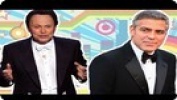 Billy Crystal Kisses George Clooney In Oscars Opening Act
